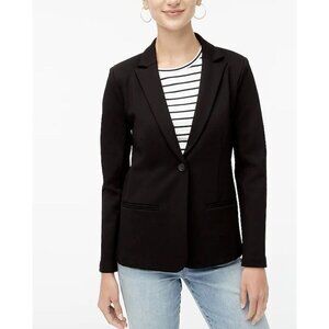J. Crew Factory Women's  Ponte Work Blazer in Black 4 AS336